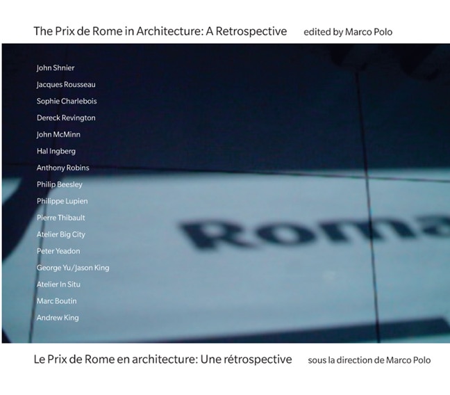 Couverture_The Prix de Rome in Architecture