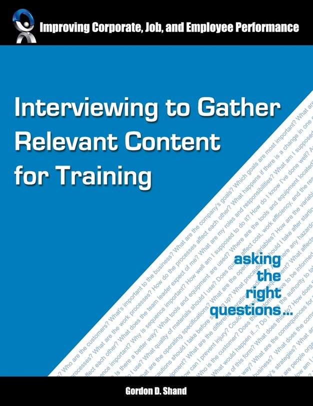 Couverture_Interviewing to Gather Relevant Content for Training