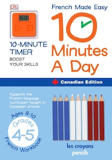 Front cover_French Made Easy 10 Minutes A Day Canadian Edition