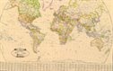 World Antique Wall Map