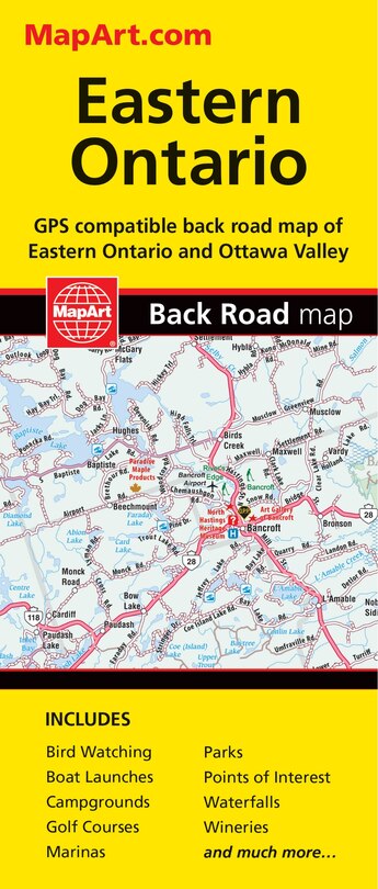 Front cover_Eastern Ontario Folded Map