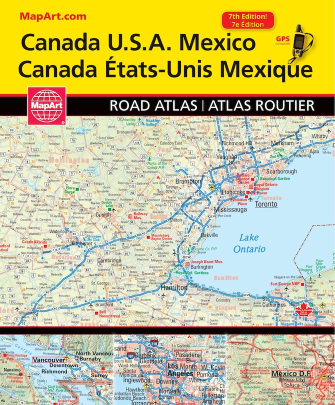 Canada Usa Mexico Road Atlas