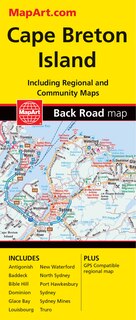 Cape Breton Island Folded Map