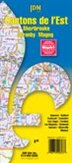 Cantons de l'est Map