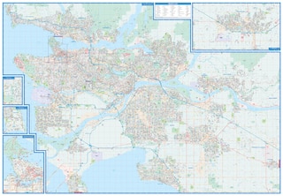 Couverture_Vancouver Fraser Valley Laminated Wall Map