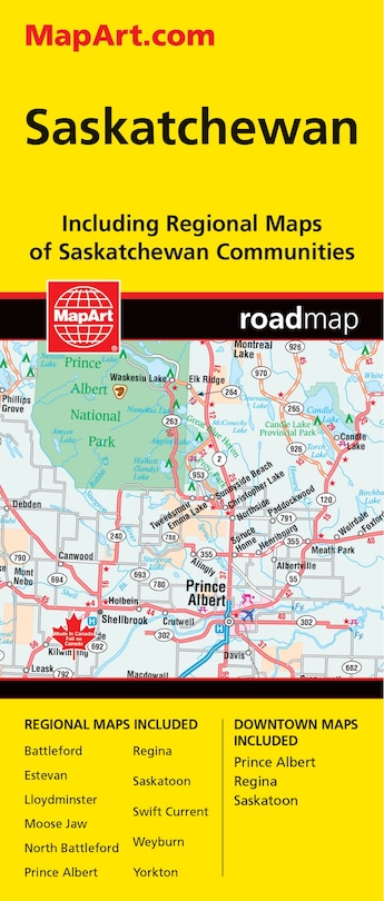 Front cover_Saskatchewan Folded Map