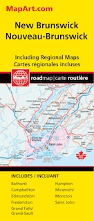 Front cover_New Brunswick Nouveau-Brunswick Folded Map