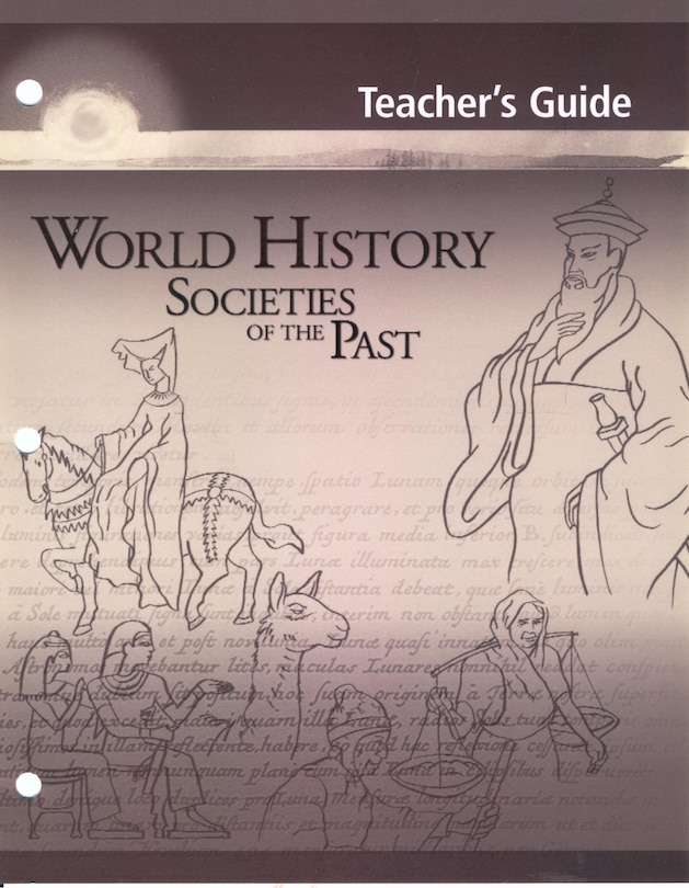 Front cover_World History: Societies of the Past: Teacher's Guide