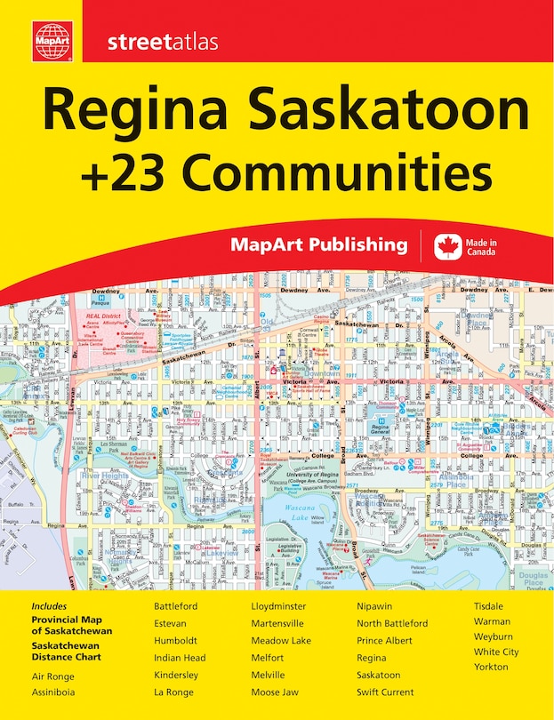 Front cover_Regina Saskatoon +23 Communities Street Atlas