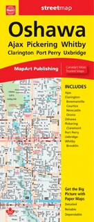 Front cover_Oshawa Ajax Pickering Whitby Folded Map
