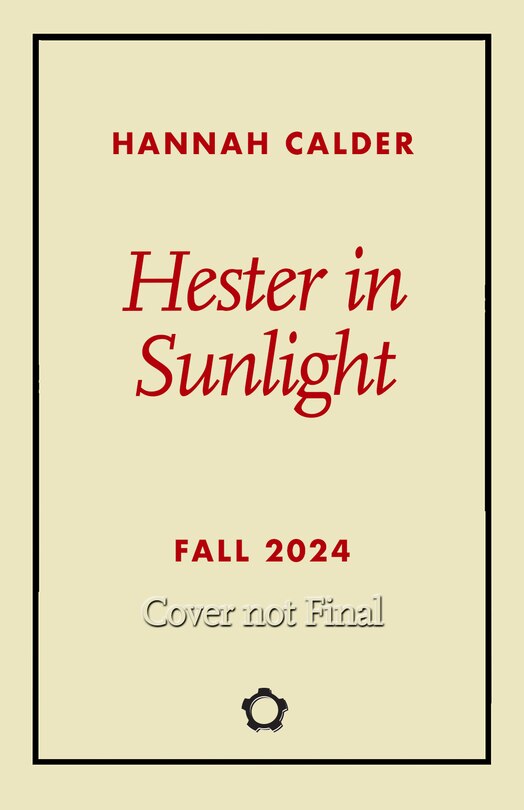 Front cover_Hester In Sunlight