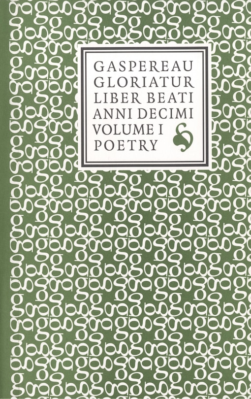 Front cover_Gaspereau Gloriatur