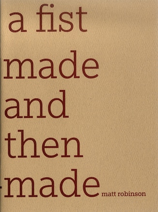 A Fist Made And Then Un-made