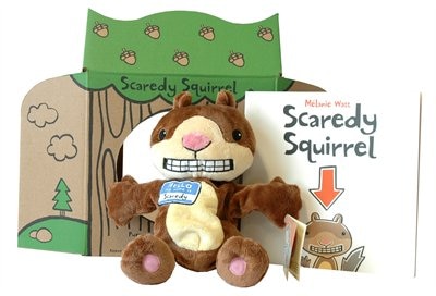 Scaredy squirrel plush top