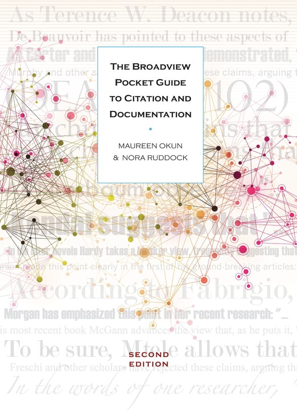 Couverture_The Broadview Pocket Guide to Citation and Documentation - Second Edition