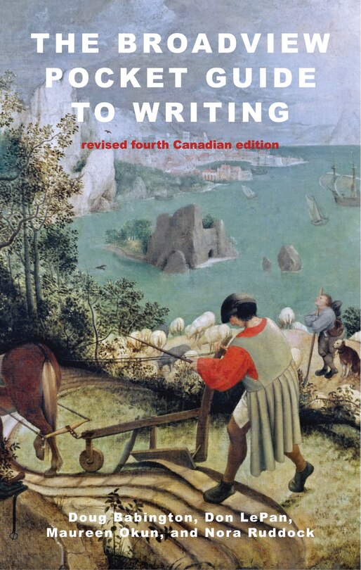 Front cover_The Broadview Pocket Guide to Writing - Revised Fourth Canadian Edition