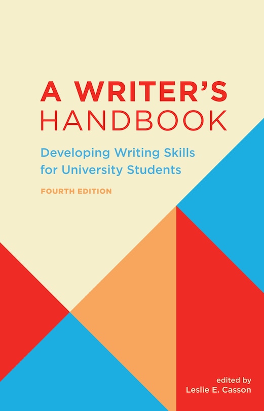 Front cover_A Writer's Handbook - Fourth Edition