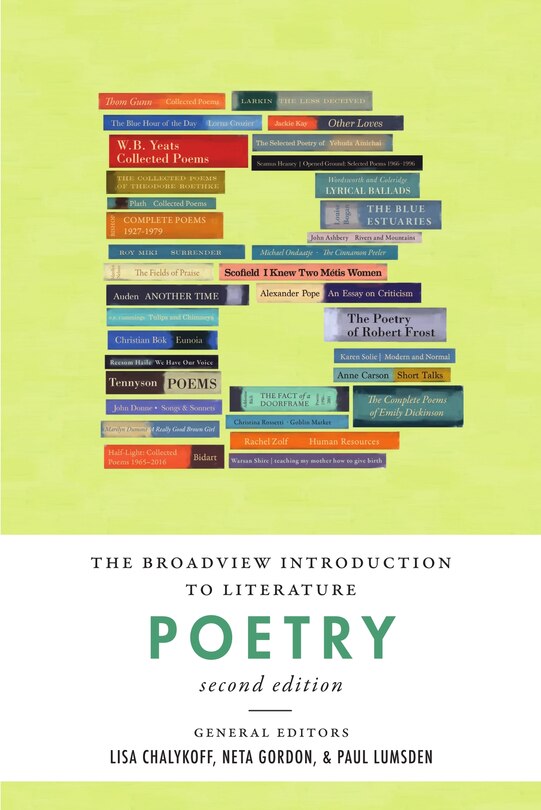 Front cover_The Broadview Introduction to Literature: Poetry - Second Edition