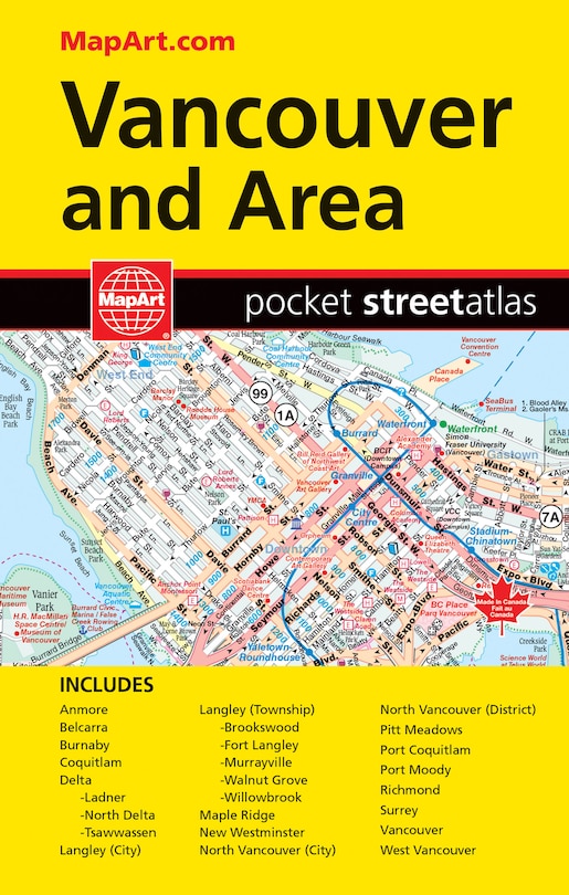 Front cover_Vancouver and Area Pocket Street Atlas