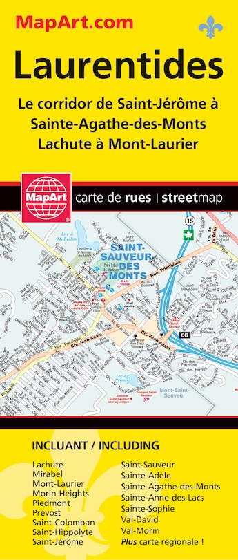 Laurentides Folded Map