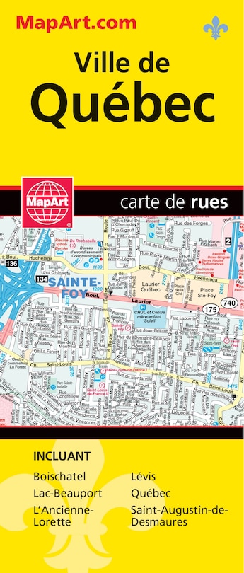 Couverture_Ville de Qu&eacute;bec Folded Map