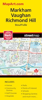 Front cover_Markham Vaughan Richmond Hill Folded Map