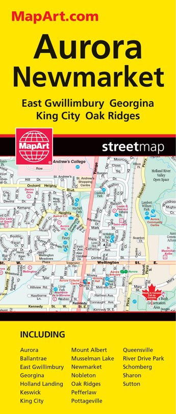 Front cover_Aurora Newmarket Folded Map
