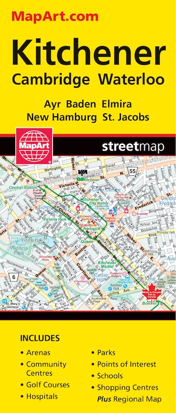 Front cover_Kitchener Folded Map