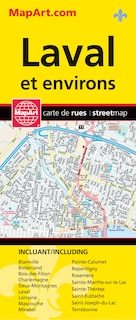 Laval Et Environs Folded Map