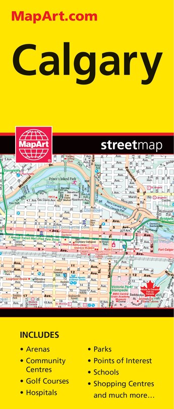 Calgary Folded Map