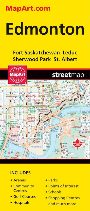 Front cover_Edmonton Folded Map