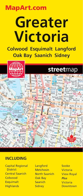 Front cover_Greater Victoria Folded Map