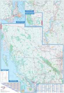 Couverture_British Columbia Laminated Wall Map