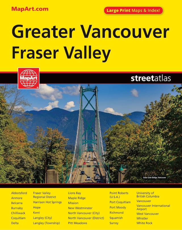 Front cover_Greater Vancouver Fraser Valley Street Atlas