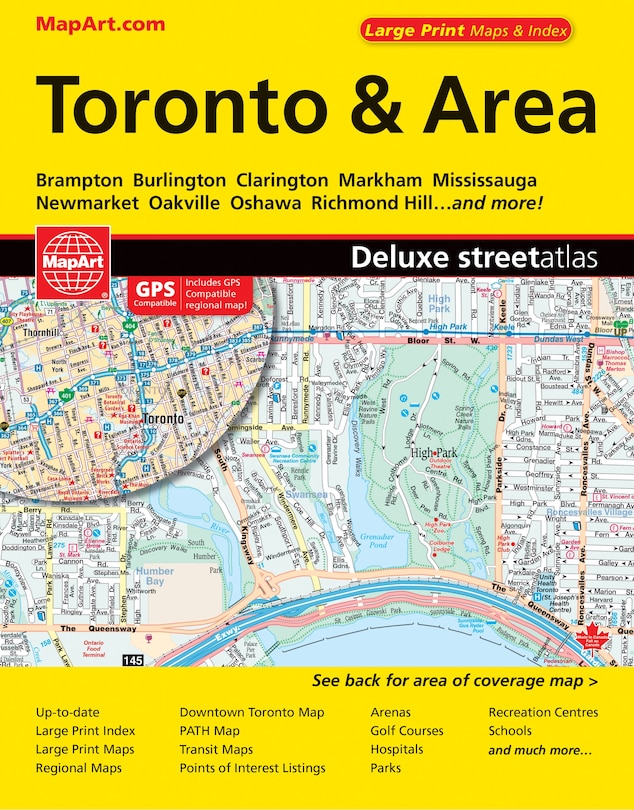 Toronto & Area Street Atlas