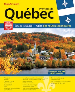 Couverture_Quebec Province Back Road Atlas