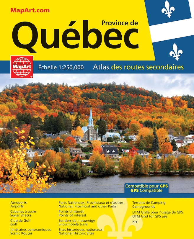 Couverture_Quebec Province Back Road Atlas