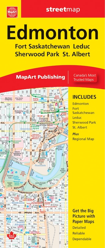 Front cover_Edmonton Folded Map