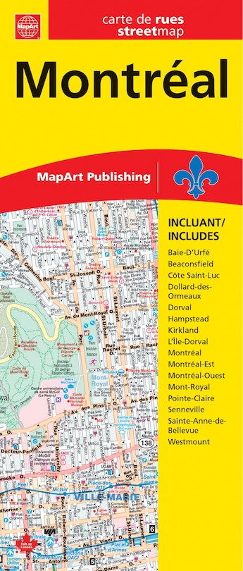 Front cover_Montréal Folded Map
