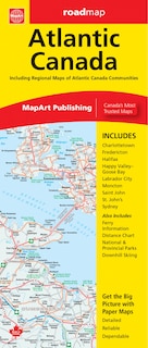 Front cover_Atlantic Canada Folded Map