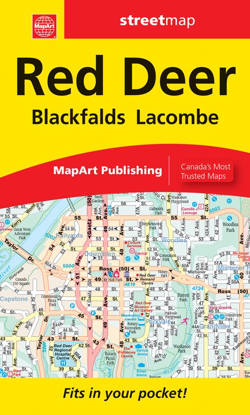 Front cover_Red Deer Folded Map