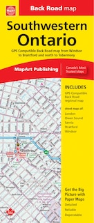 Front cover_Southwestern Ontario Back Roads Folded Map