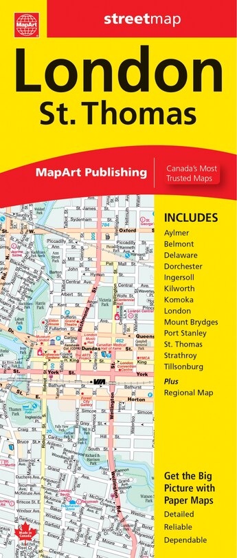 Front cover_London St. Thomas Folded Map