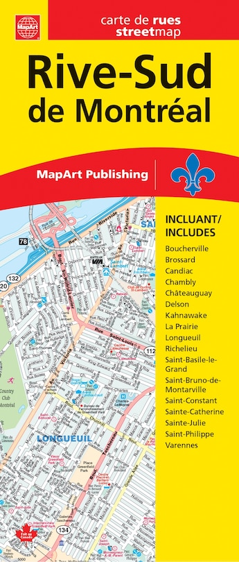 Couverture_Rive-Sud de Montréal Folded Map
