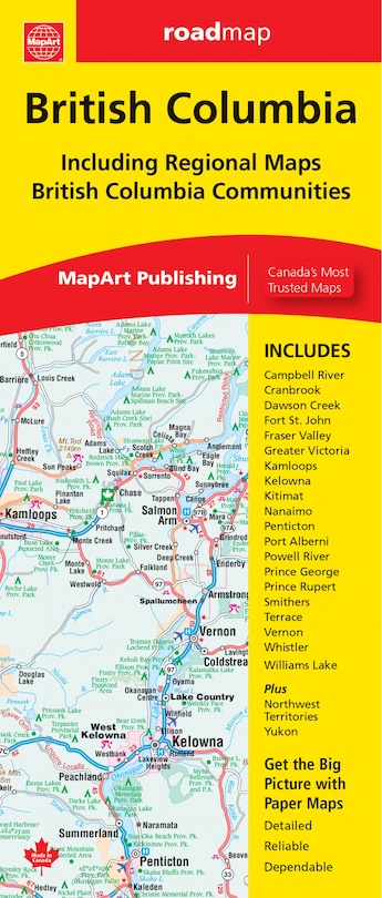 Front cover_British Columbia Folded Map