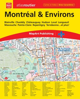 Couverture_Montréal & Environs Street Atlas