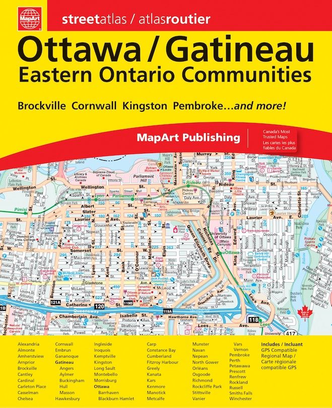 Front cover_Ottawa / Gatineau Street Atlas