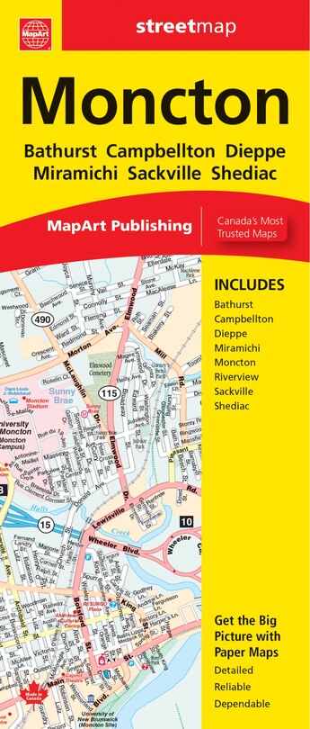 Front cover_Moncton Folded Map