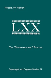 Front cover_The Syrohexaplaric Psalter