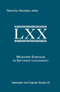 Couverture_The Melbourne Symposium On Septuagint Lexicography
